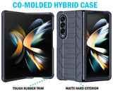 Rugged Case + Holster with Stand and S Pen Holder for Galaxy Z Fold 4