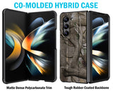 Rugged Case + Holster Belt Clip with Stand and S Pen Holder for Galaxy Z Fold 5