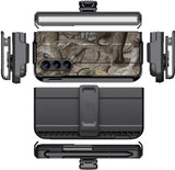 Rugged Case + Holster Belt Clip with Stand and S Pen Holder for Galaxy Z Fold 5