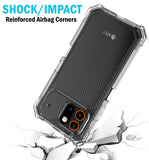 Hybrid Case Anti-Shock Cover for AT&T Trek Phone - Clear