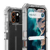 Hybrid Case Anti-Shock Cover for AT&T Trek Phone - Clear