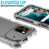 Hybrid Case Anti-Shock Cover for AT&T Trek Phone - Clear