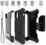Tri-Shield Rugged Case Kickstand Cover Belt Clip Holster for iPhone 11 Pro Max