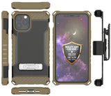 Tri-Shield Rugged Case Kickstand Cover Belt Clip Holster for Apple iPhone 11 Pro