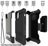 Rugged Tri-Shield Case + Belt Clip for iPhone 11 PRO MAX - Adorable Animals