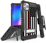 Rugged Tri-Shield Case + Belt Clip for iPhone 11 PRO MAX - Patriotic Series