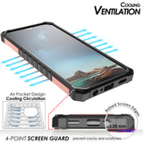 Rugged Anti-Shock Case (Kickstand/Strap) for Galaxy A04s, A04, M13, A32 5G