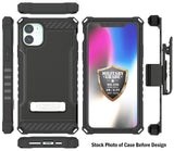 Rugged Tri-Shield Case + Belt Clip for Apple iPhone 11 - Designer Series