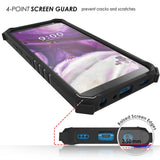 Rugged Tri-Shield Case + Belt Clip for LG Harmony 3/Solo/K40 - Adorable Animals
