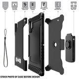 Rugged Tri-Shield Case + Belt Clip for Galaxy Note 10 Plus - Designer Series