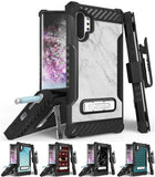 Rugged Tri-Shield Case + Belt Clip for Galaxy Note 10 Plus - Designer Series