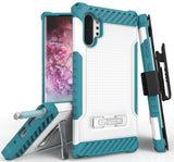 Tri-Shield Rugged Case Kickstand Cover + Belt Clip Strap for Galaxy Note 10 Plus