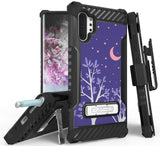 Rugged Tri-Shield Case + Belt Clip for Galaxy Note 10 Plus - Designer Series