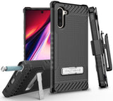 Tri-Shield Rugged Case Kickstand Cover + Belt Clip for Samsung Galaxy Note 10