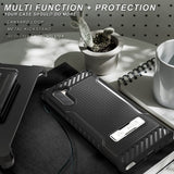 Tri-Shield Rugged Case Kickstand Cover + Belt Clip for Samsung Galaxy Note 10