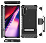 Tri-Shield Rugged Case Kickstand Cover + Belt Clip for Samsung Galaxy Note 10