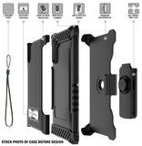 Rugged Tri-Shield Case + Belt Clip for Samsung Galaxy Note 10 - Patriotic Series