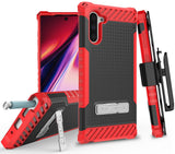 Tri-Shield Rugged Case Kickstand Cover + Belt Clip for Samsung Galaxy Note 10