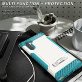 Tri-Shield Rugged Case Kickstand Cover + Belt Clip for Samsung Galaxy Note 10