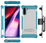 Tri-Shield Rugged Case Kickstand Cover + Belt Clip for Samsung Galaxy Note 10