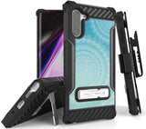 Rugged Tri-Shield Case + Belt Clip for Samsung Galaxy Note 10 - Designer Series