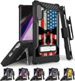 Rugged Tri-Shield Case + Belt Clip for Samsung Galaxy Note 10 - Patriotic Series