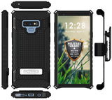 Tri-Shield Rugged Case Cover + Belt Clip Holster Strap for Samsung Galaxy Note 9