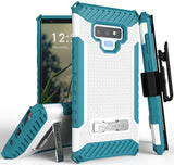 Tri-Shield Rugged Case Cover + Belt Clip Holster Strap for Samsung Galaxy Note 9