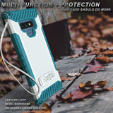 Tri-Shield Rugged Case Cover + Belt Clip Holster Strap for Samsung Galaxy Note 9