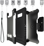 Tri-Shield Rugged Case Kickstand Cover + Belt Clip for Samsung Galaxy S10