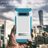 Tri-Shield Rugged Case Kickstand Cover + Belt Clip for Samsung Galaxy S10