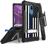 Rugged Case + Belt Clip Combo for LG Stylo 5 - Patriotic Series