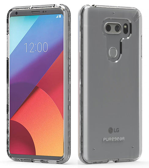 PureGear Clear Slim Shell Case Hard Cover for LG V30/V30 Plus/V30s/V35