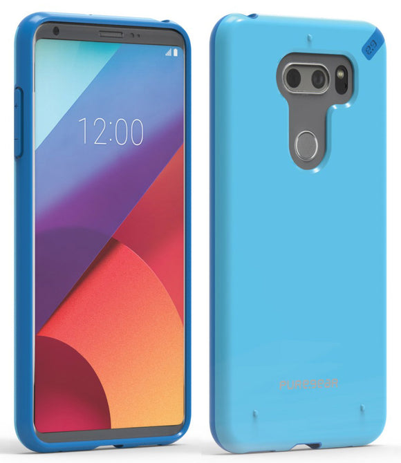 PureGear Light Blue Slim Shell Case Hard Cover for LG V30/V30 Plus/V30s/V35