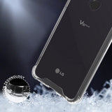 AquaFlex Transparent TPU Anti-Shock Clear Case Cover for LG V50 ThinQ (2019)