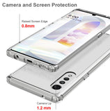 AquaFlex Anti-Shock Clear Case Cover for LG Velvet Phone LM-G900M