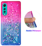 Liquid Sand Sparkling Glitter Waterfall Case Cover for LG Velvet Phone LM-G900M