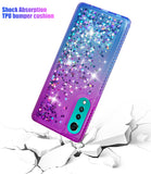 Liquid Sand Sparkling Glitter Waterfall Case Cover for LG Velvet Phone LM-G900M