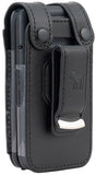 Black Case Belt Clip for Consumer Cellular Verve Snap Phone (Telstra Flip 4)