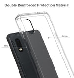 AquaFlex Transparent Anti-Shock Clear Case Cover for Samsung Galaxy XCover Pro