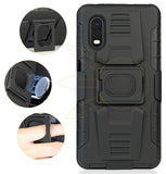 Rugged Case Cover with Stand Ring Grip for Samsung Galaxy XCover Pro (SM-G715)