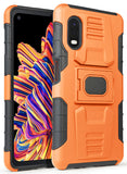 Rugged Case Cover with Stand Ring Grip for Samsung Galaxy XCover Pro (SM-G715)