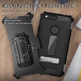 TRI-SHIELD CASE KICKSTAND + BELT CLIP HOLSTER + STRAP FOR GOOGLE PIXEL XL 5.5"