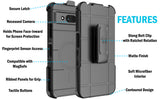 Case and Belt Clip Holster for Sonim XP Pro Thermal 5G (Compatible with Magsafe)