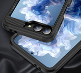 Hybrid Rizz Case for Samsung Galaxy Z Flip 6 Phone with Slider Hinge Protection