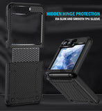 Hybrid Rizz Case for Samsung Galaxy Z Flip 6 Phone with Slider Hinge Protection