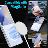 Clear Case for Samsung Galaxy Z Flip 7 Phone - Compatible with MagSafe