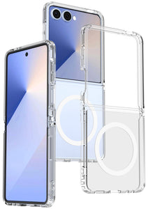 Clear Case for Samsung Galaxy Z Flip 7 Phone - Compatible with MagSafe