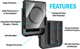 Case and Belt Clip for Samsung Galaxy Z Flip 7 Phone - Compatible with MagSafe