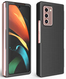 Grid Textured Hard Case Slim Protector Cover for Samsung Galaxy Z Fold 2 5G